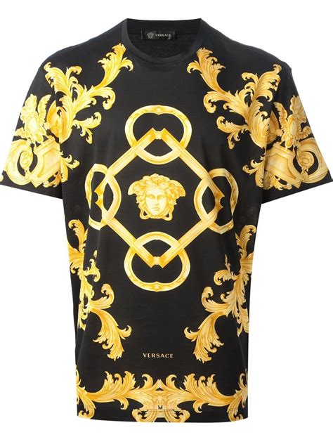 versace style shirt free shipping|farfetch Versace shirts.